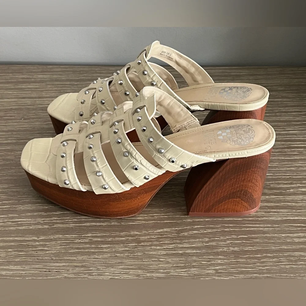 Vince Camuto Platform‎ Studded Sandals 8